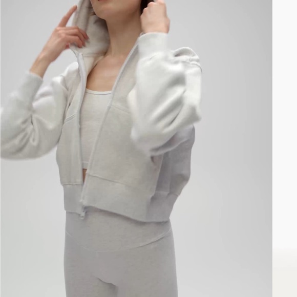 Aritzia Tna Cozy AF Fleece Boyfriend Boxy Zip Hoodie - Picture 2 of 4